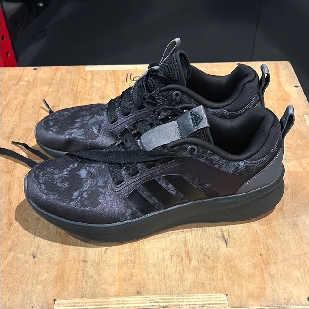 Adidas Black and Gray Athletic Shoes in Good Condition Women’s Size US9